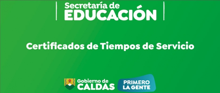 Certificados de Tiempos de Servicio 23/05/2022