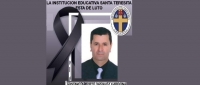 Mensaje de condolencias por el fallecimiento del docente  GUSTAVO ALBERTO VASQUEZ CARDONA